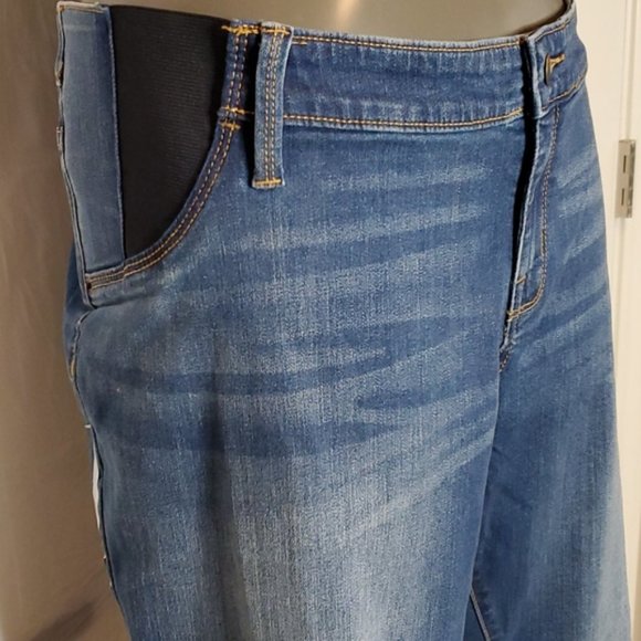 Isabel Maternity by Ingrid & Isabel Womens Blue Skinny Maternity Jeans Inseam 26 - Picture 4 of 8